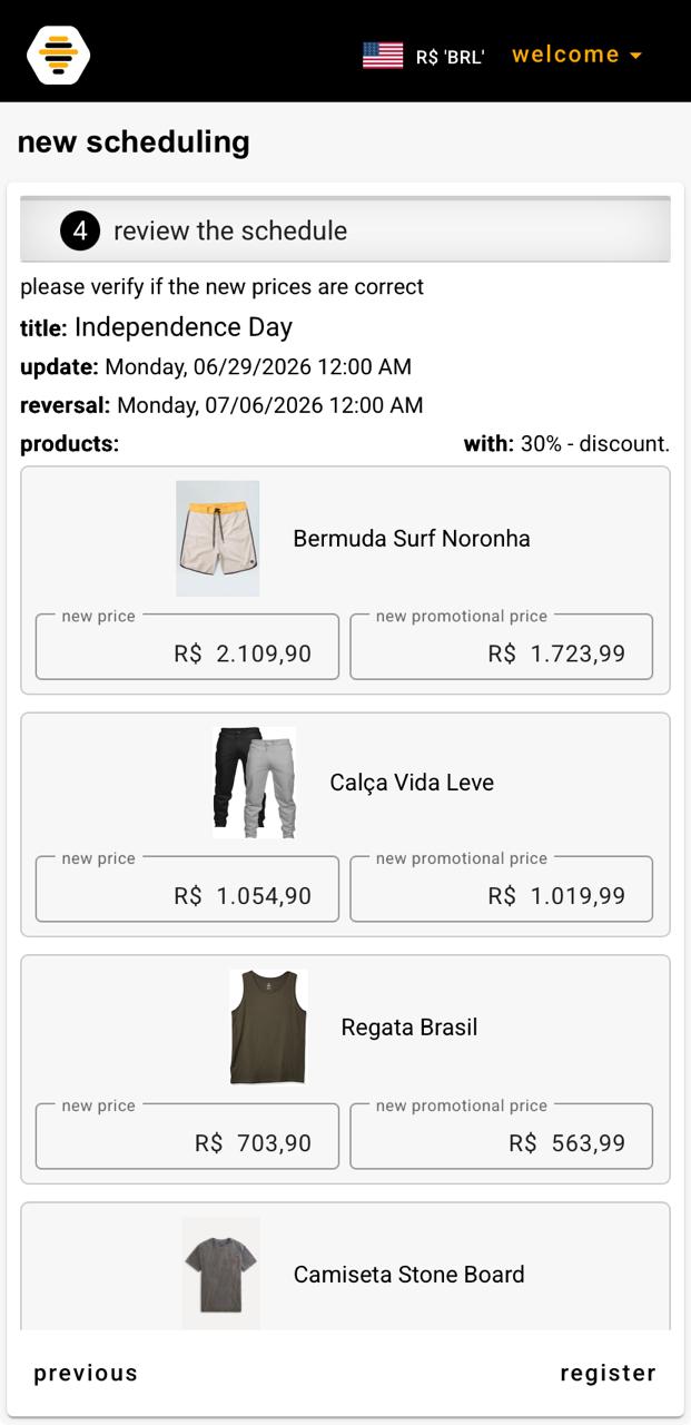 Step 4 of agendabee — full review of the scheduling before confirming